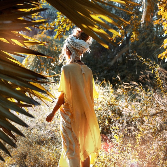 Oceano kaftan tunic maxi dress plus size - Picture 5 of 8